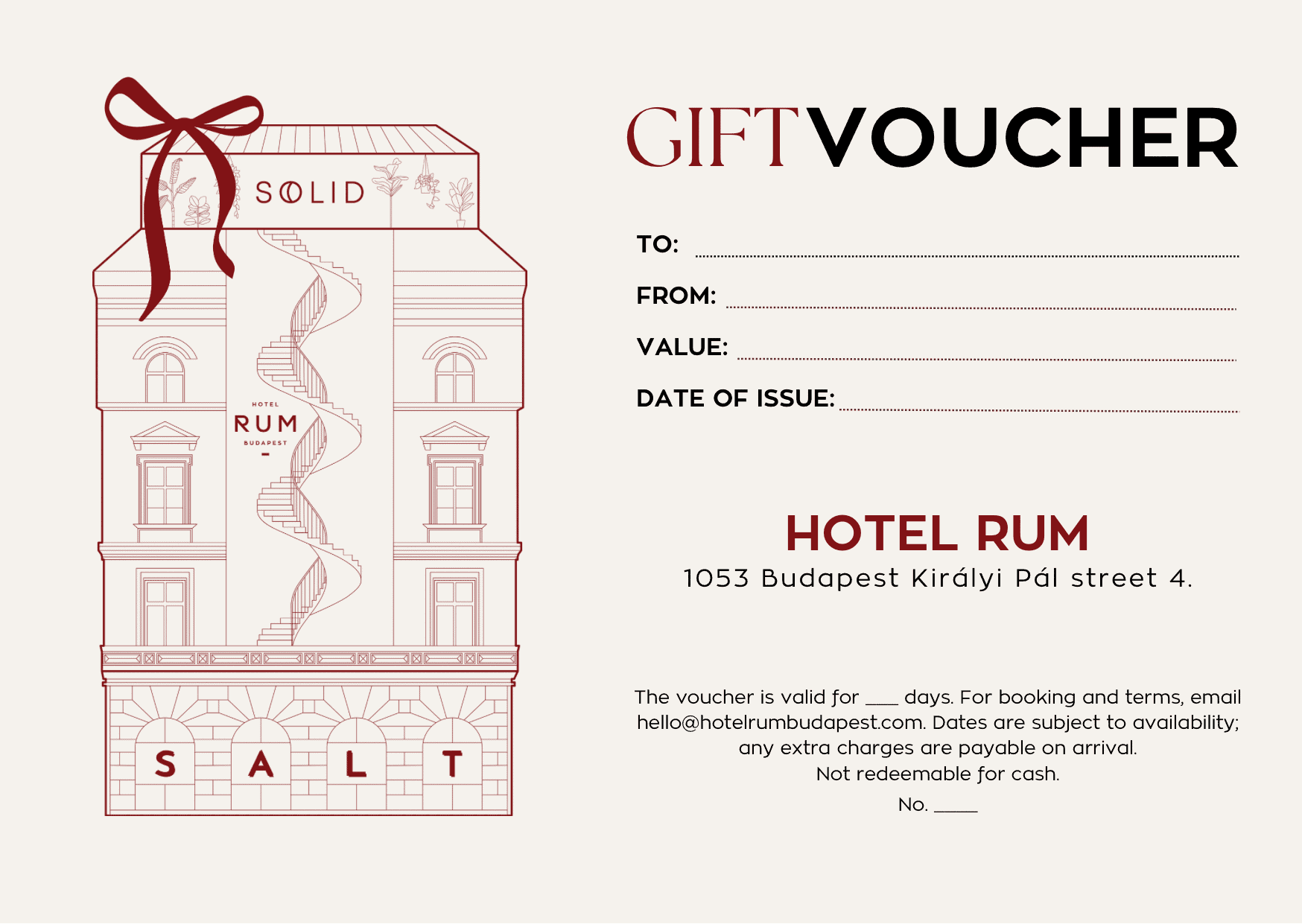 RUM Gift Voucher - 1
