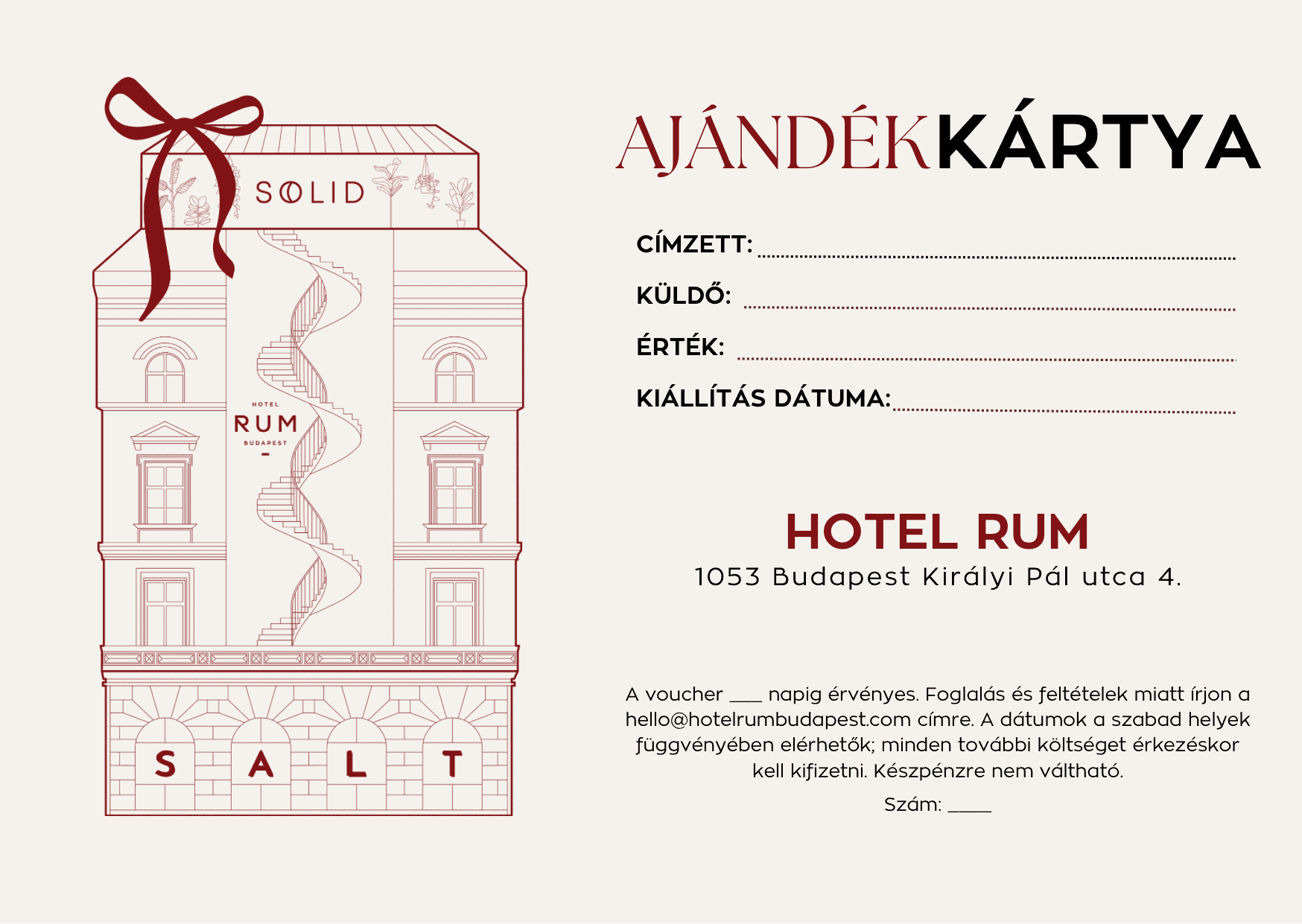 RUM Gift Voucher - 2